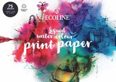 Ecoline liquid water colour print paper A4 75 vel