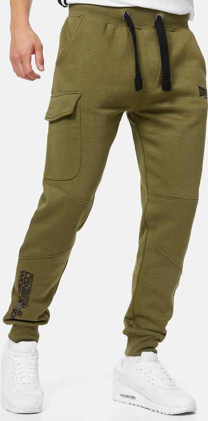 LONSDALE Tweedmouth Joggingbroeken Heren - Olive / Black / White - M