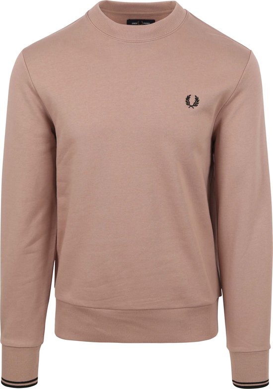 Fred Perry - Sweater Logo Oud Roze - Heren - Regular-fit