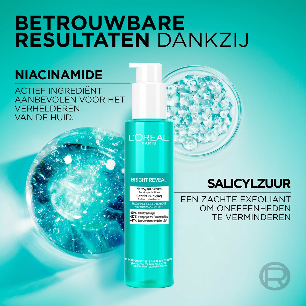 L'Oréal Paris Bright Reveal Schuimende Reinigingscrème met Niacinamide thumbnail 2