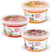 Inspire Food Company - Bubble tea - Bubble Tea Parels - Popping Boba Pearls - Popping Fruitparels - Aardbei, Mango, Passievrucht - 3 x 450 gram