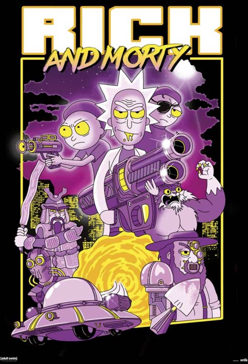 Poster Rick and Morty - Characters 61x91,5cm