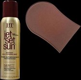 JET SET SUN Instant Bronzer Self Tanning Mist. 150ml + Handschoen