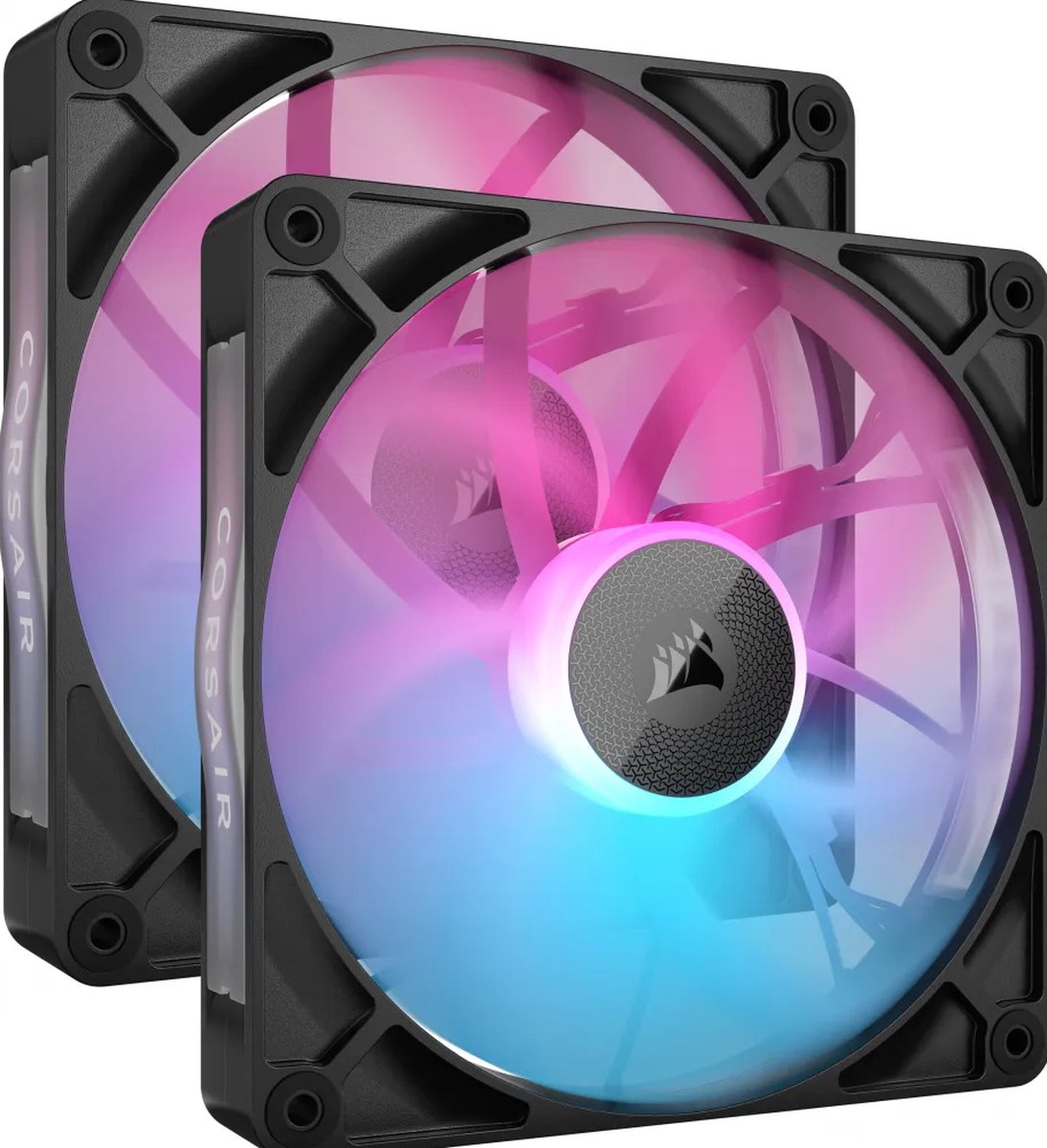 Corsair iCUE LINK RX140 RGB computerbehuizing ventilator 14 cm zwart 2 stuks