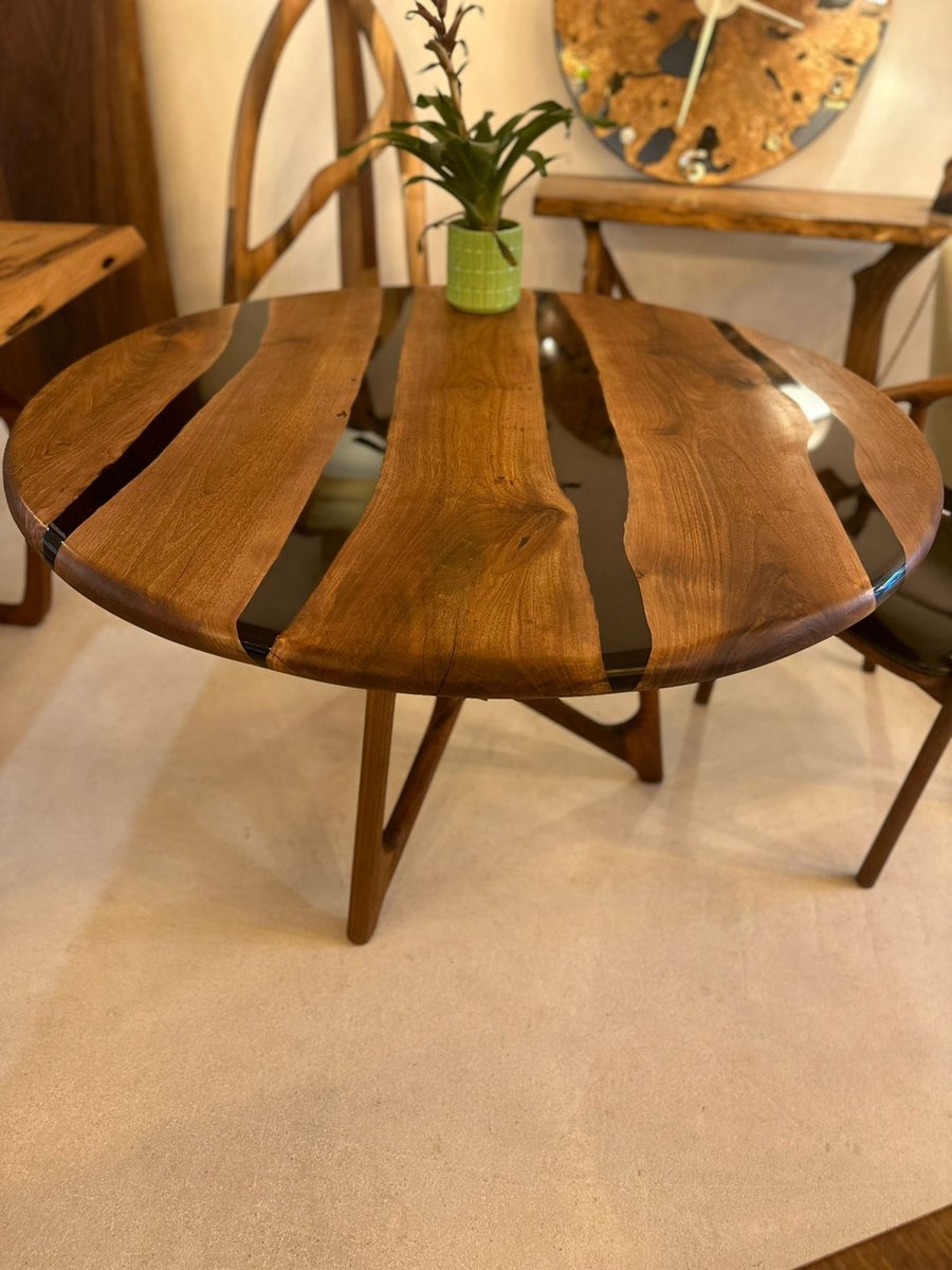 Arka Woods - Walnoot Hout Eettafel/Salontafel - Amy