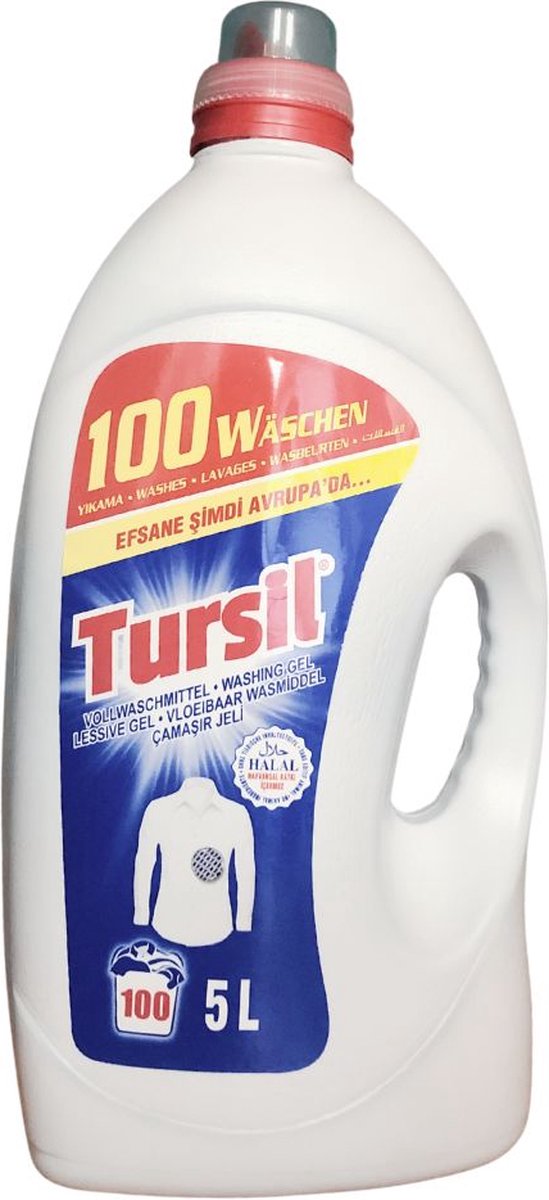 Tursil - Vloeibaar Totaalwasmiddel - 100 Wasbeurten - 5 L