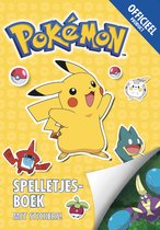 Pokémon Spelletjesboek met stickers - Stickerboek Pickachu - Doeboek - Kleurboek - Speelgoed - Stickers - Cadeau jongen - Met 2 stickervellen - Voor kinderen 6 jaar / 7 jaar / 8 jaar / 9 jaar / 10 jaar / 11 jaar