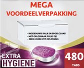 Vaatwastabletten - All-in-1 - Extra Hygiene - Mega Voordeelverpakking - 480 TABS -