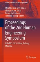 Lecture Notes in Mechanical Engineering - Proceedings of the 2nd Human Engineering Symposium