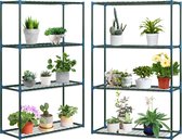 Plantenstandaard - Bloemenstandaard - Plantenzuil - Plantenrek - Bloembakken voor buiten - Bloemen - Planten - 70 x 27 x 110 cm