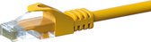 Danicom UTP CAT5e patchkabel / internetkabel 0,25 meter geel - 100% koper - netwerkkabel