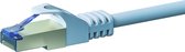 Danicom CAT6a S/FTP (PIMF) patchkabel / internetkabel 0,25 meter wit - netwerkkabel