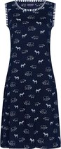 Katoenen nachthemd safari Pastunette - Blauw - Maat - 46