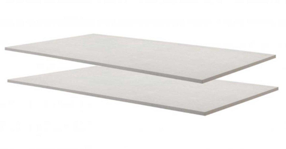 Set Van 2 Legplanken Spectre 95cm - Wit