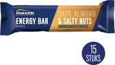 Maxim Energy Bar - 15 x 55g - Energierepen - Sportvoeding - Oats, Almonds & Salty Nuts