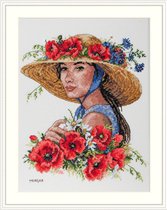 Merejka Flower Hat borduren (pakket) K250