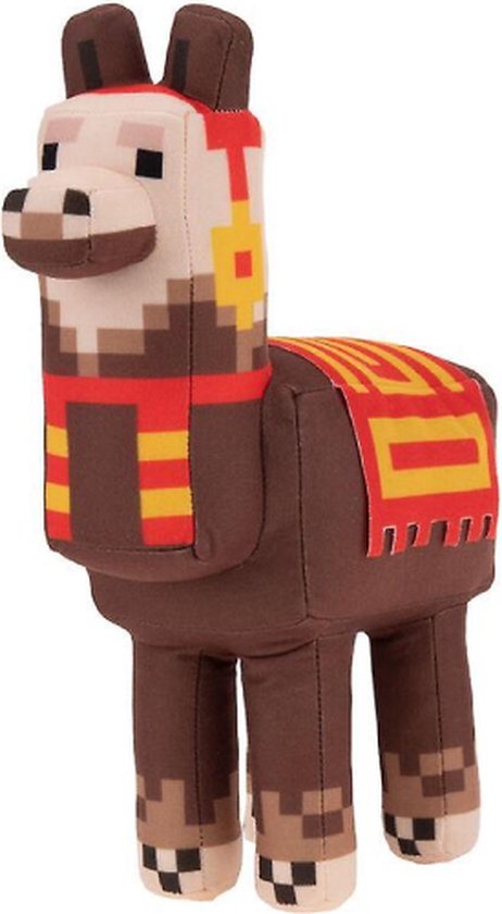 Llama – Minecraft Pluche Knuffel 32 cm {Minecraft Plush Toy | Speelgoed knuffeldier knuffelpop voor kinderen jongens meisjes | Steve, Creeper, Alex, Enderman, Pig, Llama, Wolf, Ocelot - Lama Alpaca}