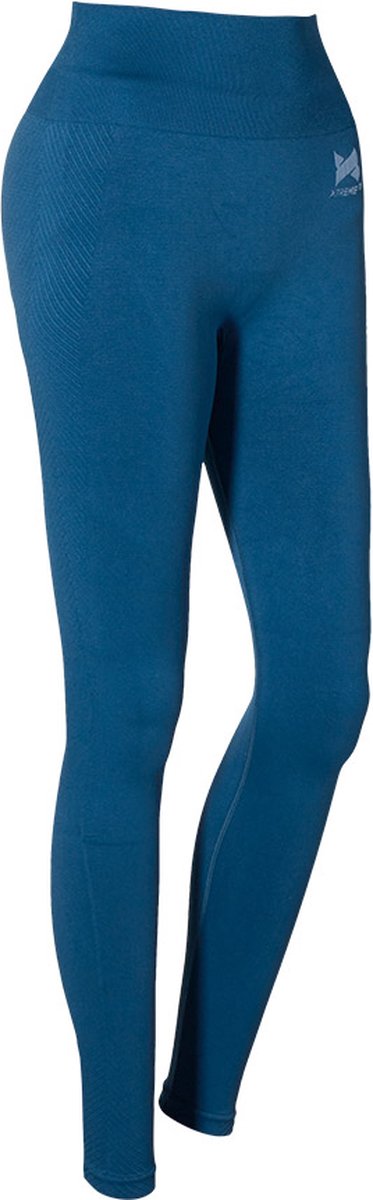 Comfort Essentials - Sportbroek dames - Sportlegging dames - Sportkleding - Yogalegging - High Waist Sport Legging Dames - Squat Proof - Shapewear - Blauw Maat L van Comfort Essentials — afbeelding 5