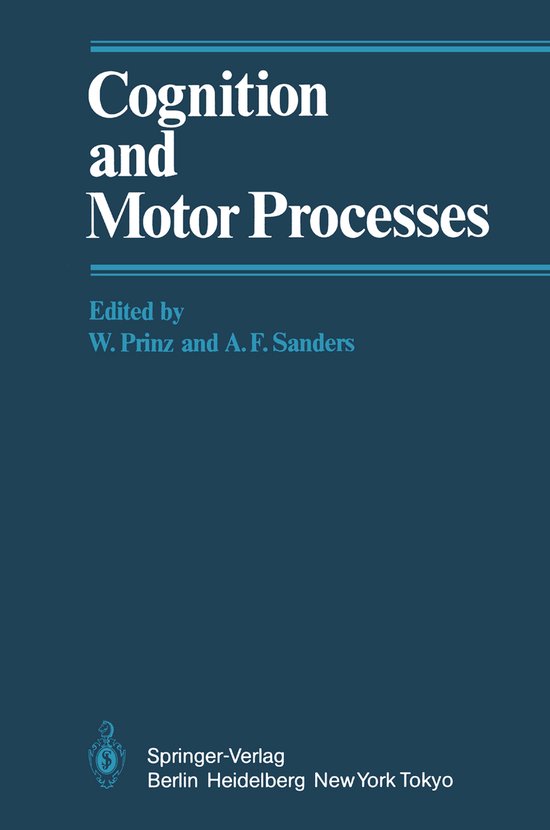 Cognition and Motor Processes - cover