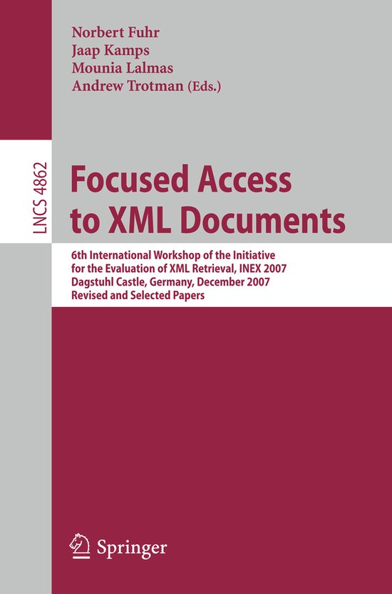 Focused Access To Xml Documents - cover