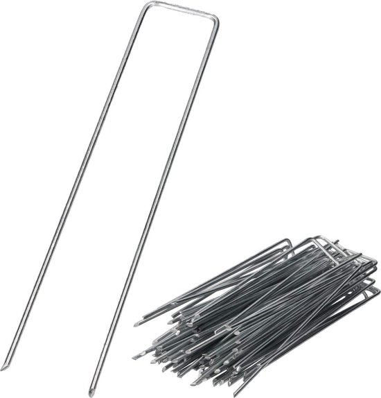 3x VOSS.farming bodemanker 2,5x80 cm, met ketting schakel, verzinkt
