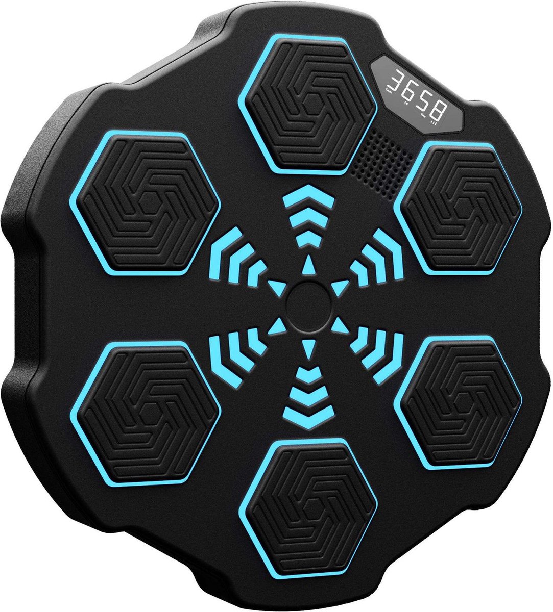 Bluetooth Music Boxing Machine – Led- En Muziekgestuurde Boksmat Met 3 Snelheidsstanden, Inclusief Handschoenen – Voor Thuis, Kinderen En Volwassenen 2 miniatura