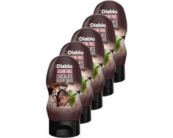Diablo | Sugar Free | Chocolate Dessert Sauce | 5 Stuks | 5 x 360 gram
