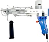 Premium Tufting Gun Beginnerspakket - Borduurmachine 2 in 1 - Naaimachine - Blauw