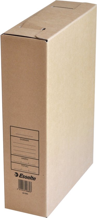 Archiefdoos Folio bruin Karton 49681 - Esselte