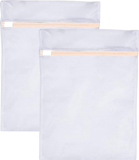 Waszakken - 40 x 30cm - Wasnetten - 2 Stuks - Bescherm je Wasgoed en Wasmachine