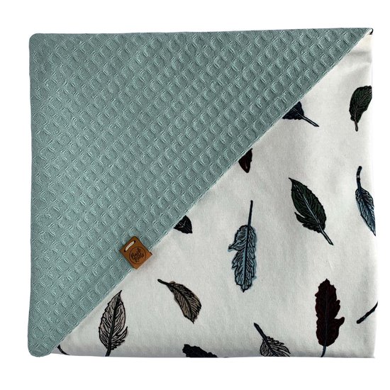Feathers Wikkeldoek - wafel Oude klei