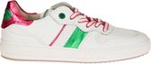 Gabor Comfort Sneaker Wit-Roze Uitneembaar Voetbed