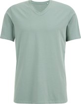 WE Fashion Heren regular fit T-shirt met stretch