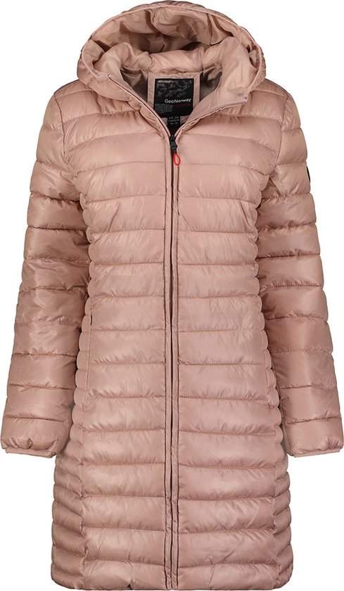 Geographical Norway Damen Jacke Annecy Long Hood Eo Bs Lady 096 Old Pink-M