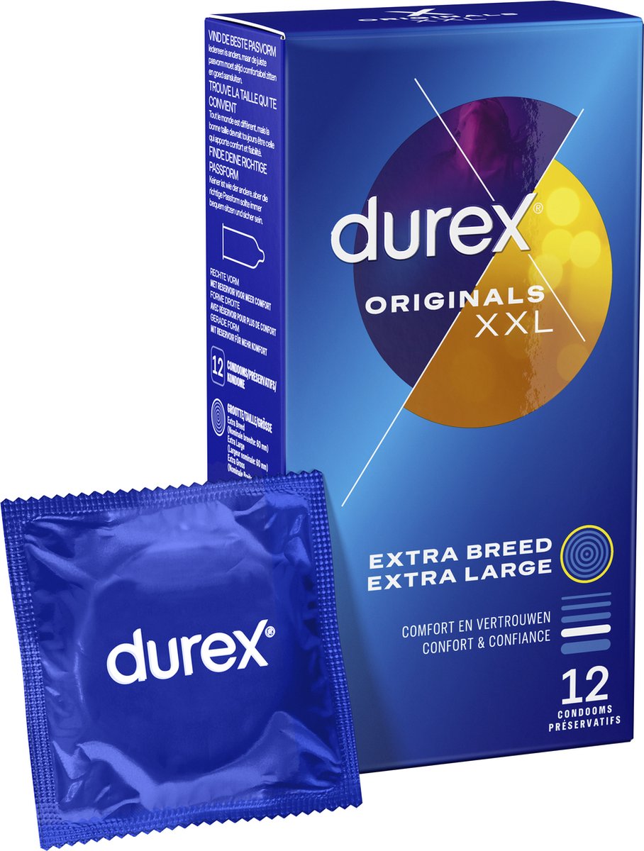 Durex Originals XXL condooms - 12 stuks