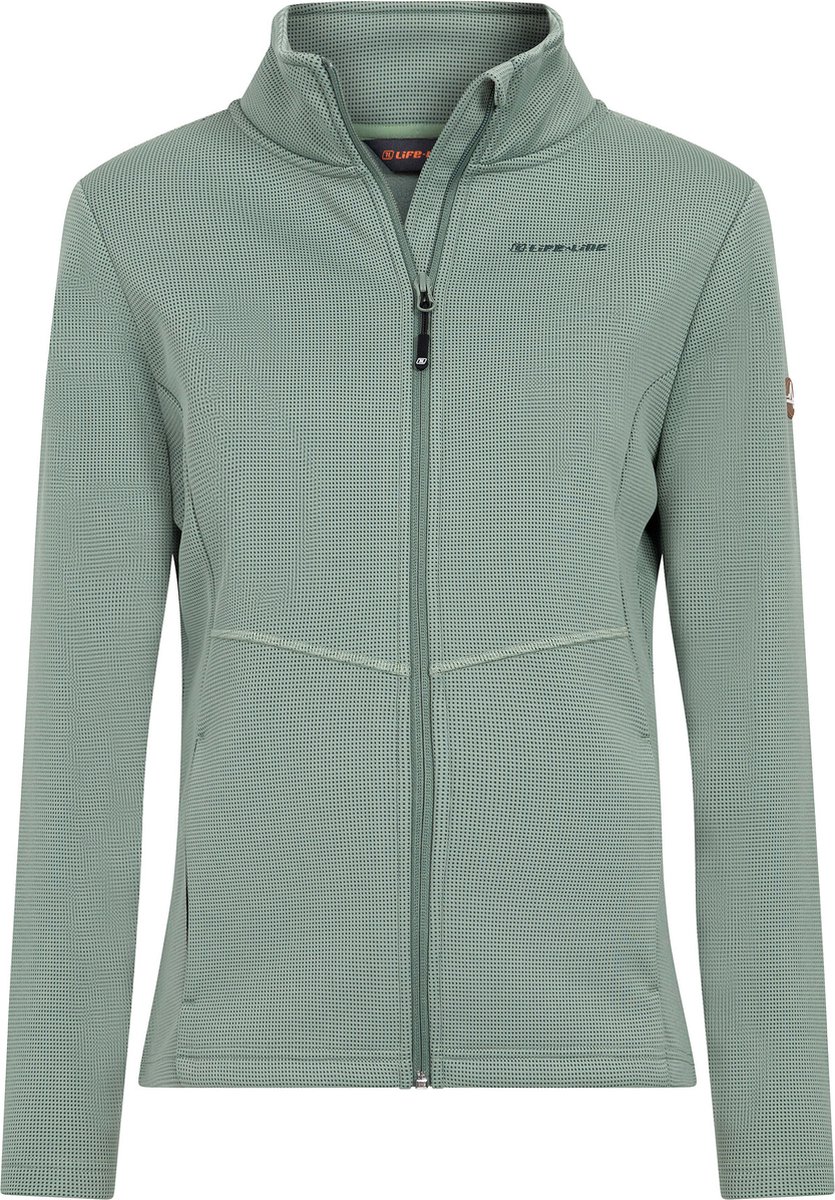 Samaria Fleece Vest/Jas Dames Groen