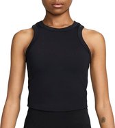 Nike One Fitted Dri-FIT Cropped Sportshirt Vrouwen - Maat M