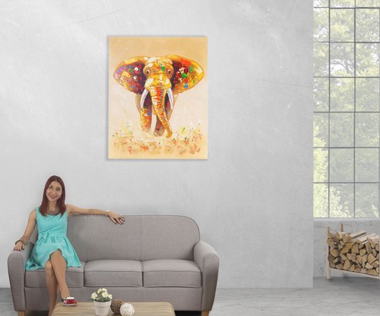 Peintures à l'huile sur bois recyclé de châtaignier pour décoration
