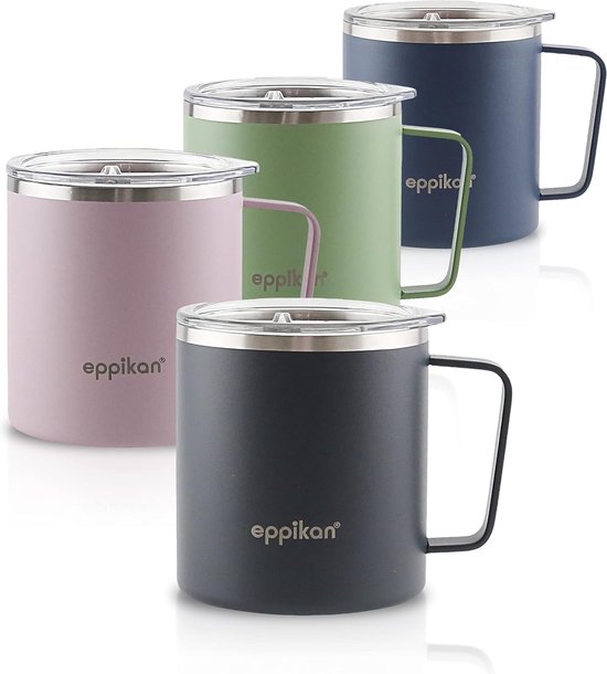 Tasse Pliante En Titane Keith – 220-900 Ml – Avec Poignée – Idéale Camping Et Voyage