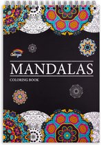 Livre de Coloriage Mandala's voor volwassenen, anti-stress: le Premier Cahier de Coloriage à spiraal en papier artist par Colorya