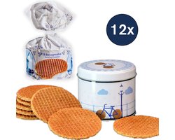Stroopwafels in cadeau blik 