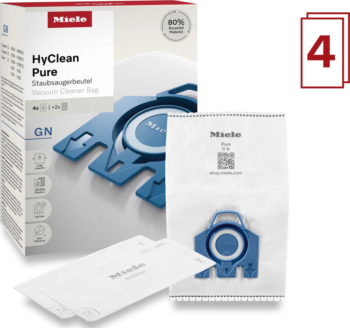 MIELE GN Hyclean Pure Stofzuigerzak