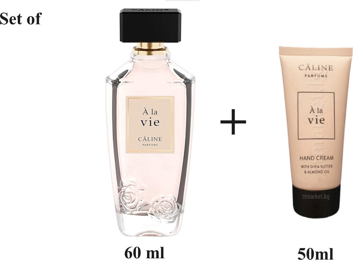 Goedkoopste Caline - Cadeauset - parfum en handcrème