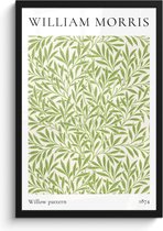 Fotolijst inclusief poster - Posterlijst 40x60 cm - Posters - William Morris - Willow pattern - Abstract - Natuur - Foto in lijst decoratie - Wanddecoratie woonkamer - Muurdecoratie slaapkamer
