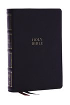 KJV Holy Bible: Compact Bible with 43,000 Center-Column Cross References, Black Genuine Leather, Red Letter, Comfort Print (Thumb Indexing): King James Version