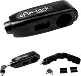 CapsLock Effective Motorcycle/Bicycle Grip Lock - Zwart - Avec accessoires - Antivol de volant -