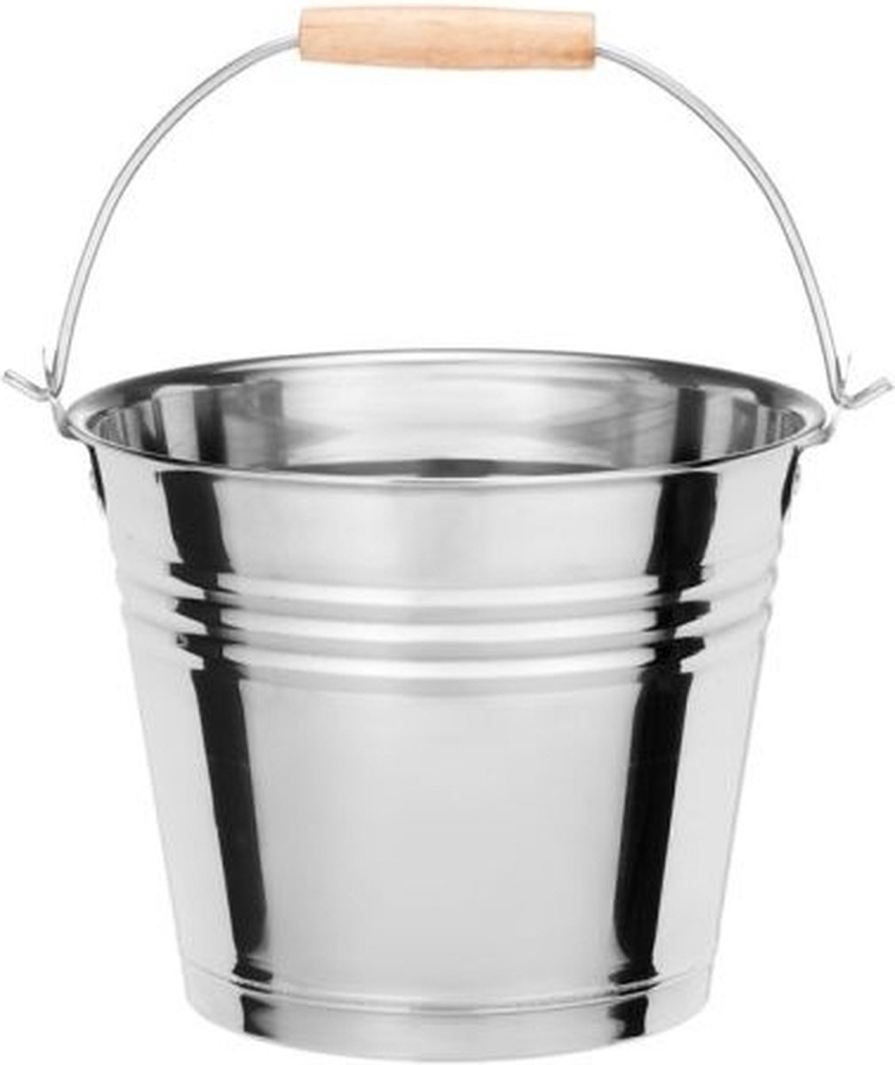 Goedkoopste 4 Living Sauna-emmer staal 6 L