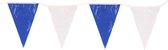 5x Vlaggenlijnen blauw en wit