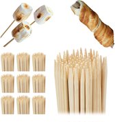 Brochettes de bambou Relaxdays - lot de 1000 - brochettes extra longues - brochettes 90 cm