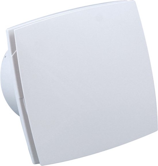 Nedco LDT100 badkamerventilator met timer 15 x 15 cm, wit